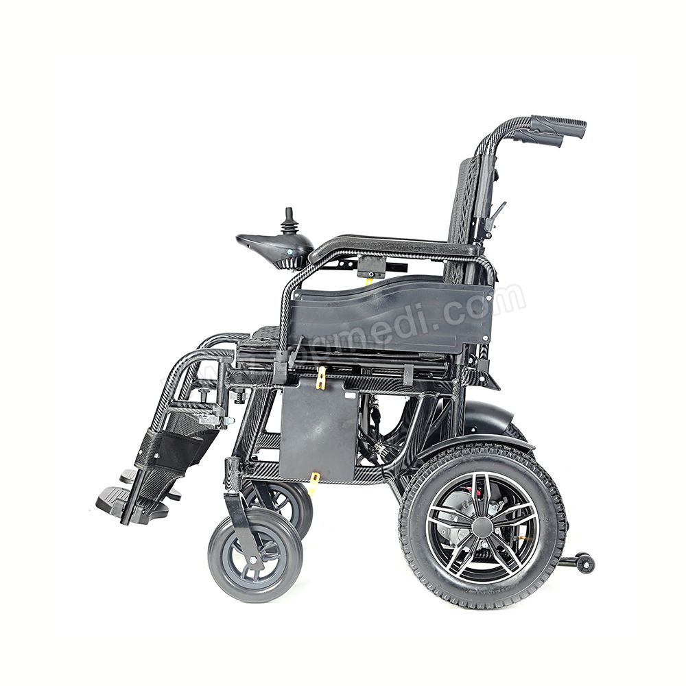 Silver Comfortable Outdoor Electric Wheelchair