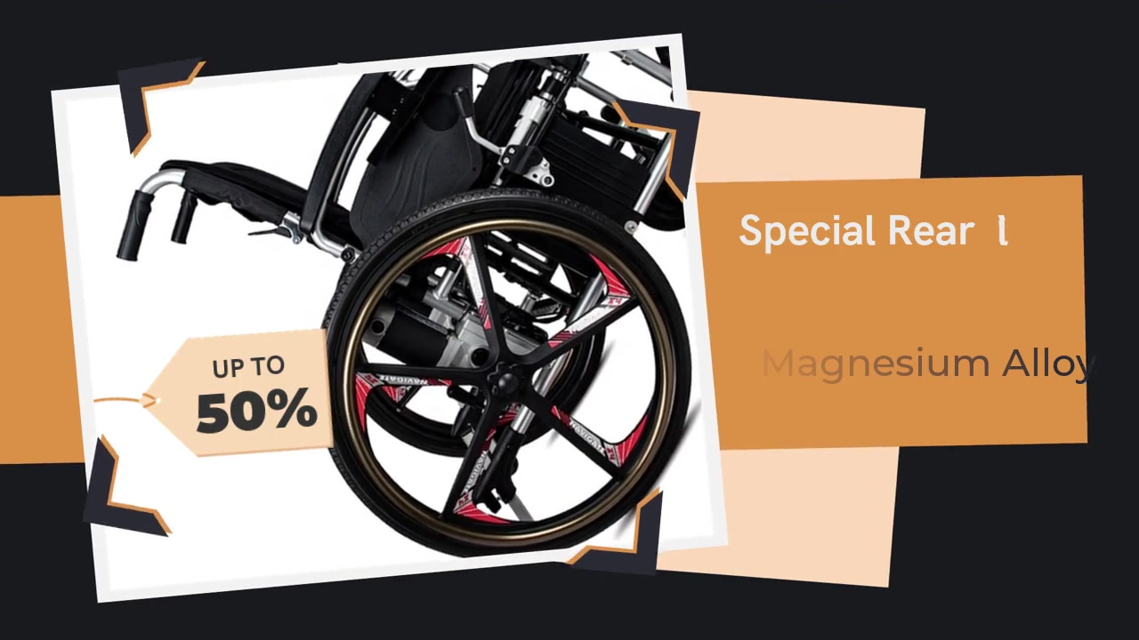 handicapped electric power wheelchair