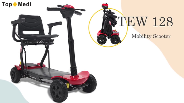Portable Red Mobility Scooter For Adults