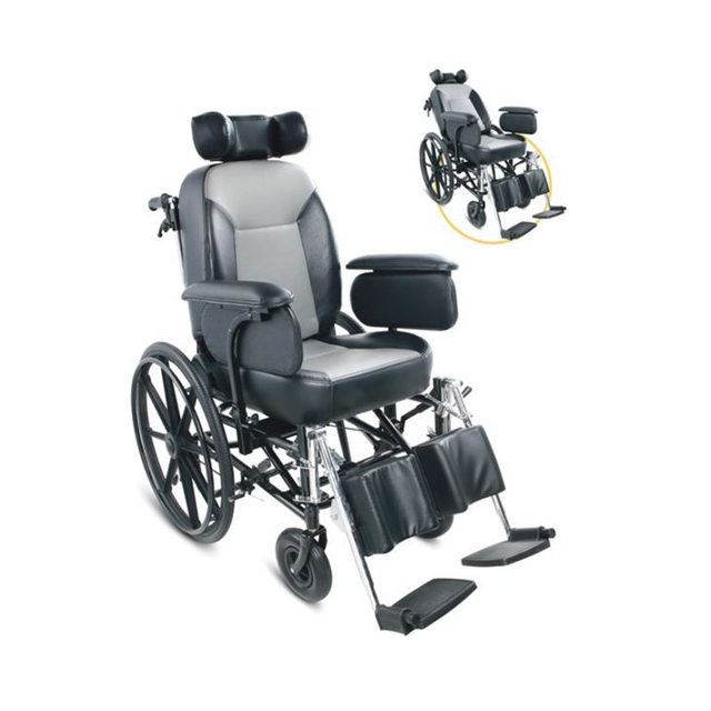 Folding Portable Reclining Wheelchair