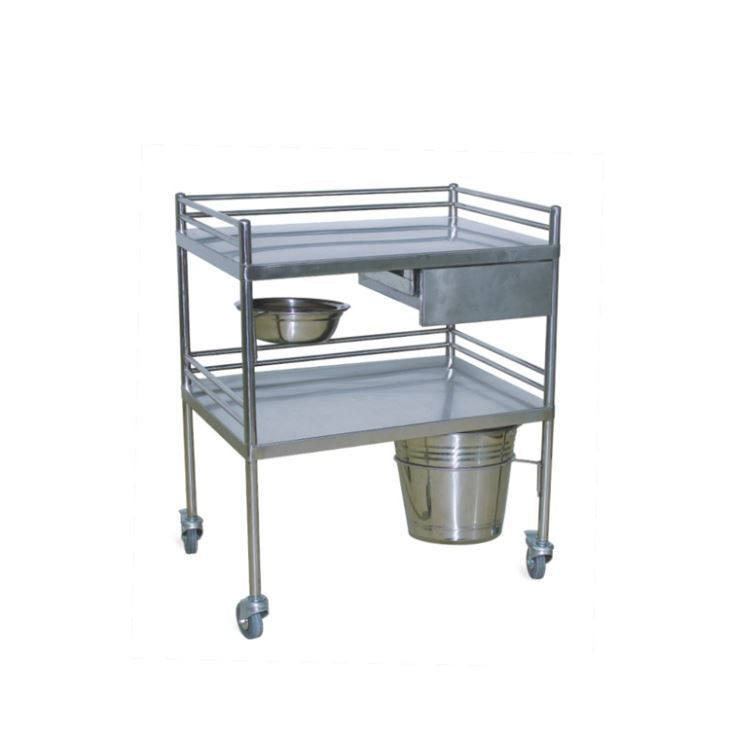 Stainless Steel Medical Trolley Cart