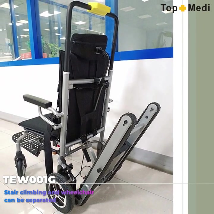 Professional TOPMEDI TEW001G Climbing Stair Electric Wheelchair Manufacturers