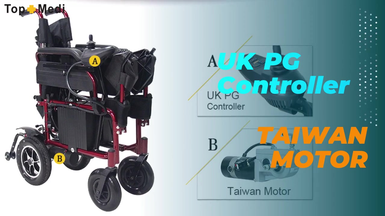Travel Fashionable Modern Lightweight Electric Wheelchair