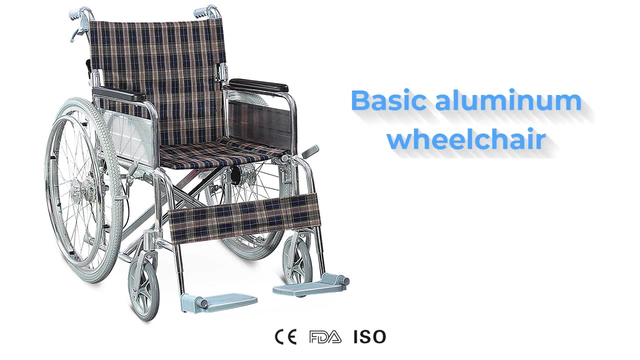 China TOPMEDI basic aluminum wheelchair manufacturers