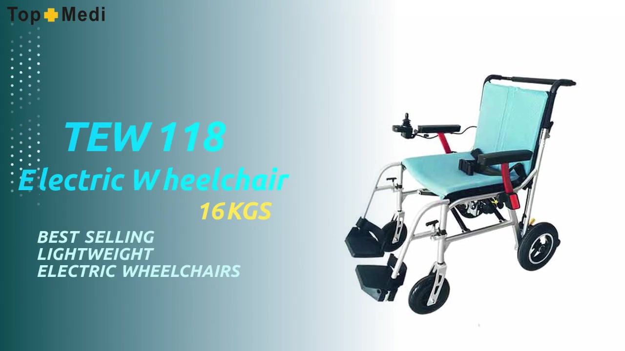 Soft Foldable Lightweight Electric Wheelchair For Patient