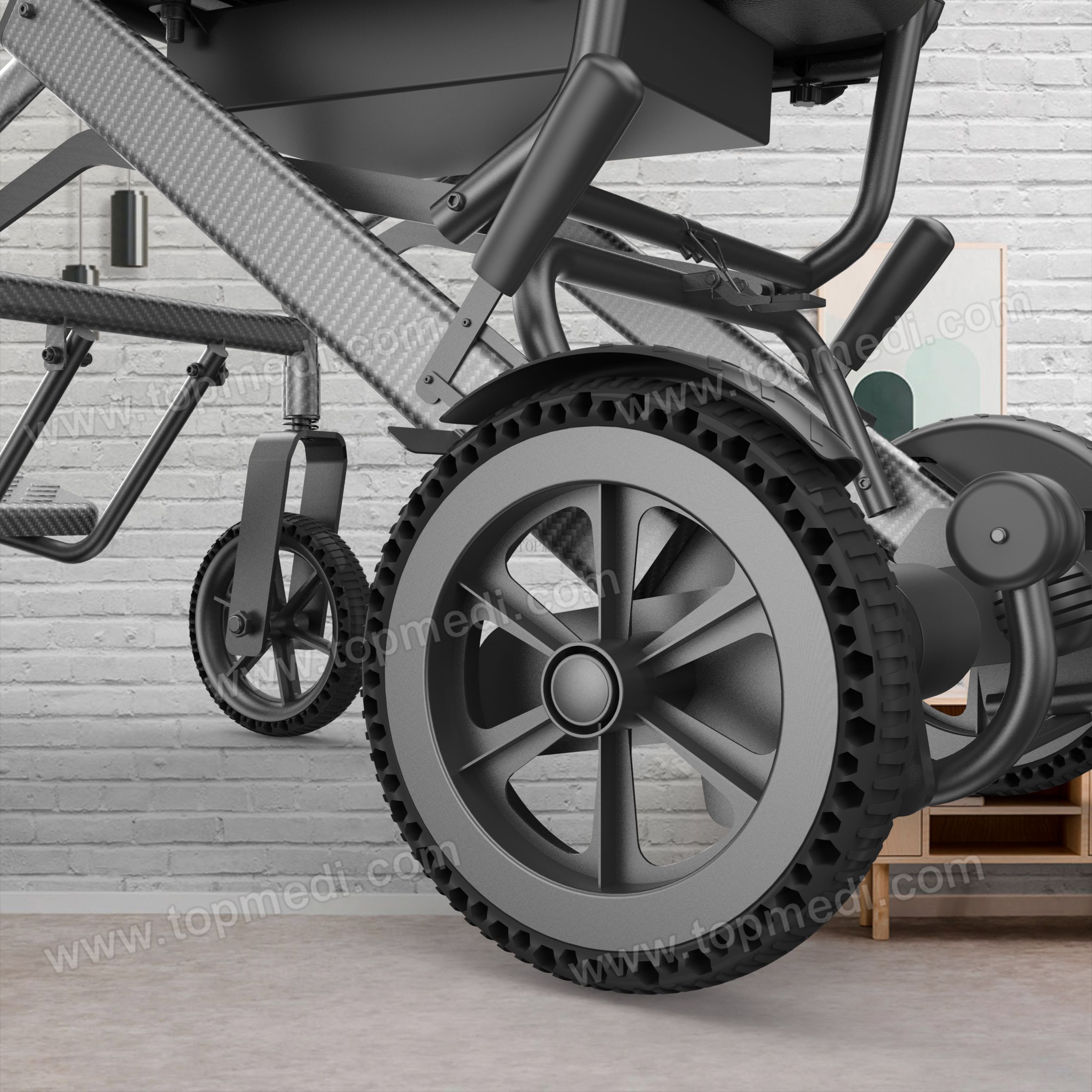 Detachable Handicapped Electric Wheelchair