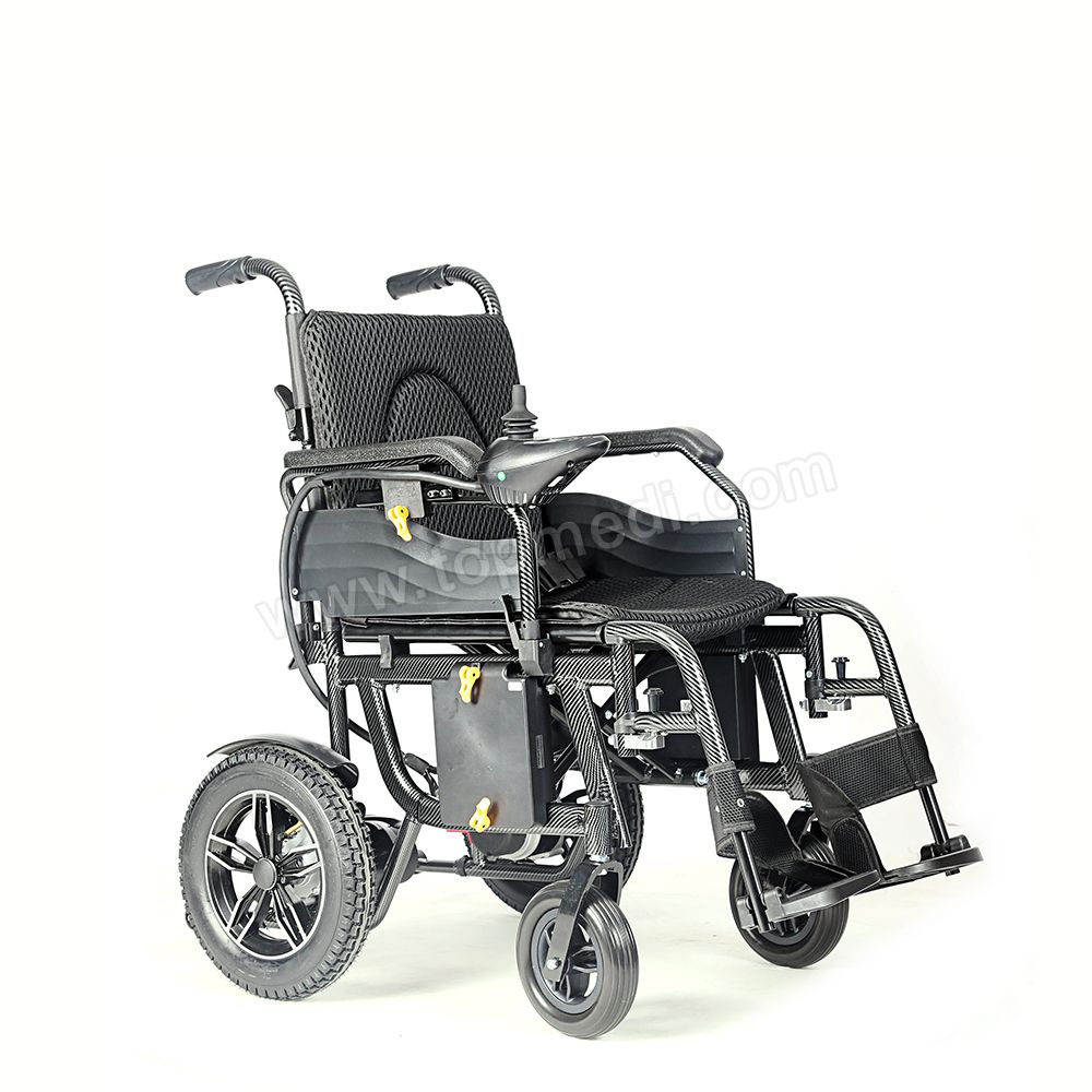 Silver Comfortable Outdoor Electric Wheelchair