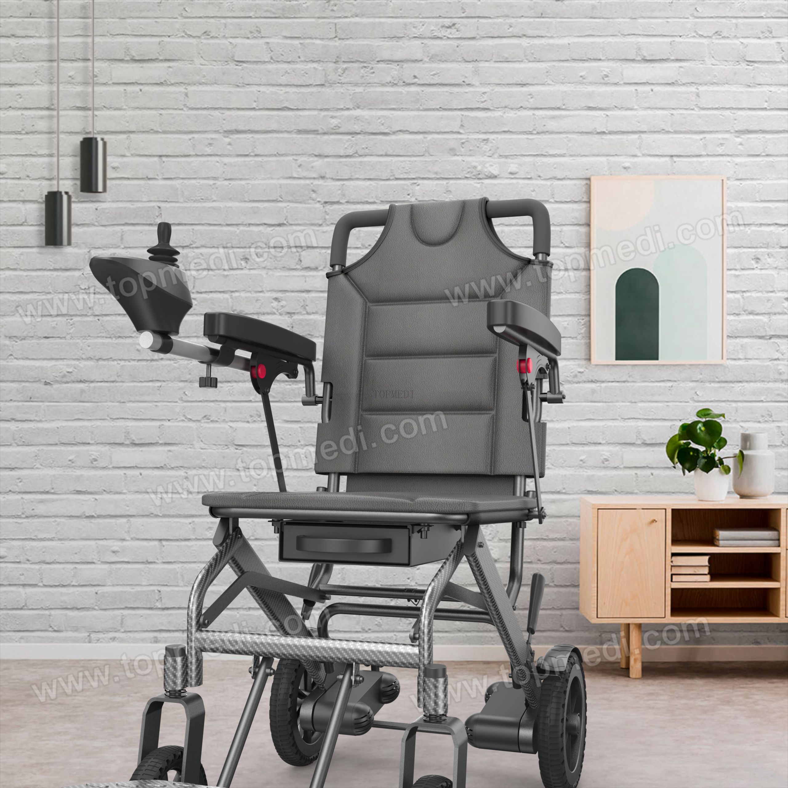 Detachable Handicapped Electric Wheelchair