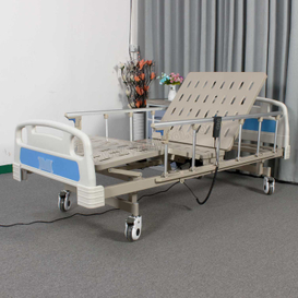2 Function Adjustable Movable Electric Hospital Bed
