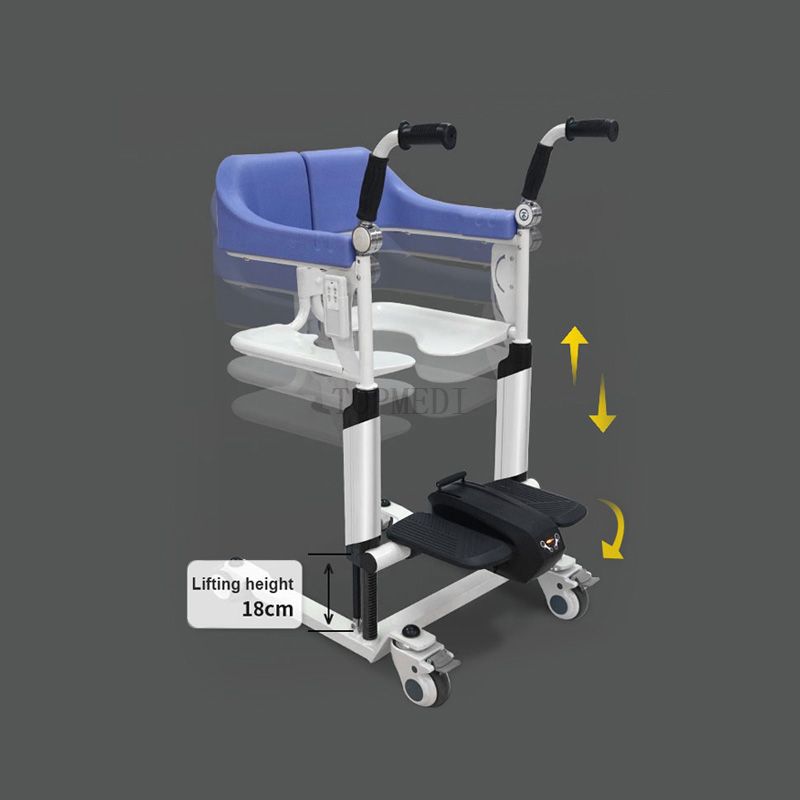 Bariatric Lightweight Plastic Commode Chair