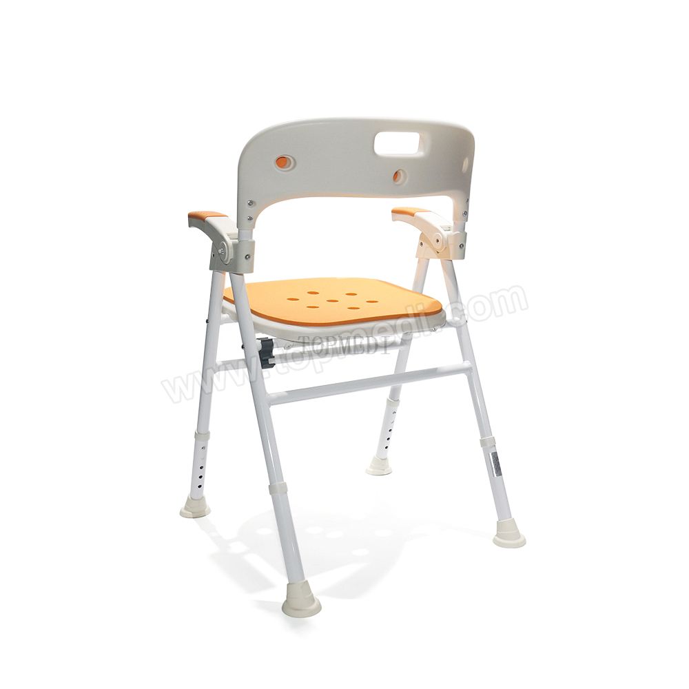 Static Shower Chair With Backrest For Elderly