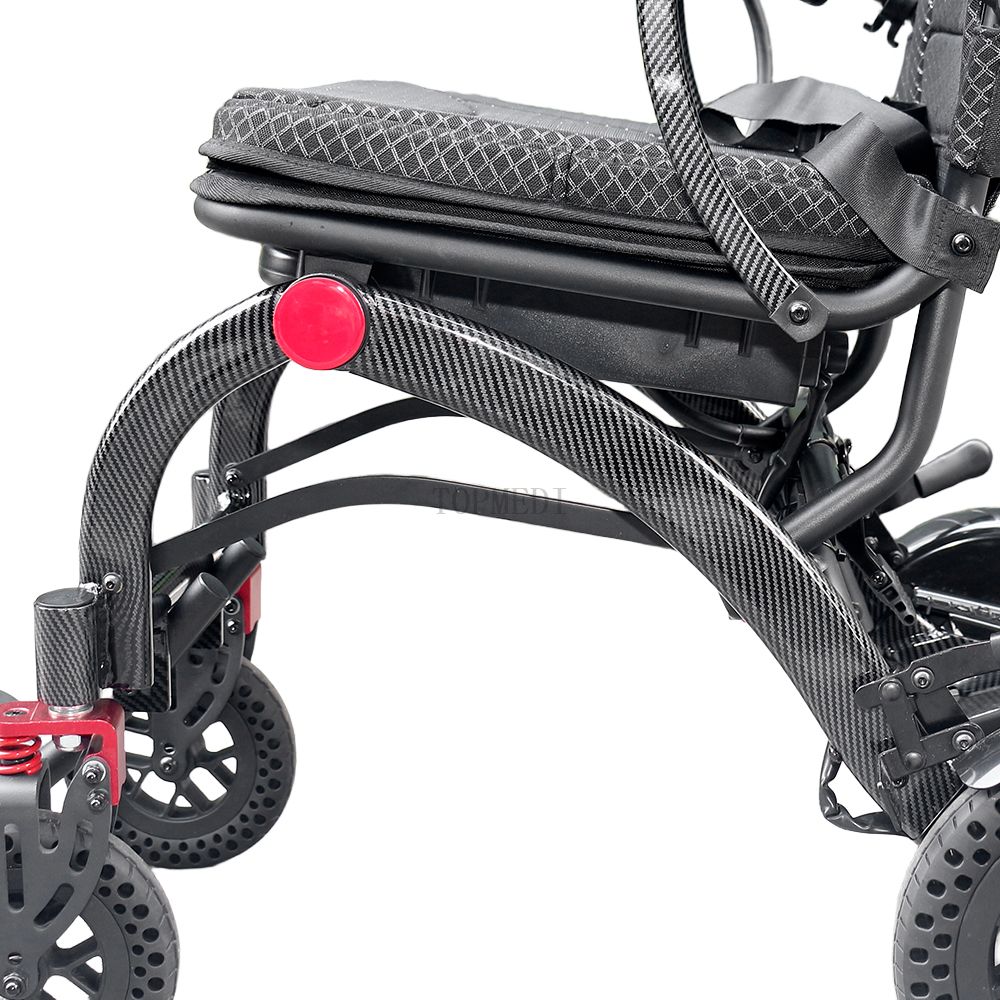 Travel Electric Blue Wheelchair