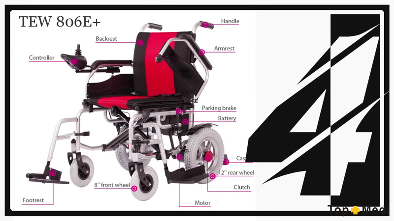 Best TEW806E+TOPMEDI WHEELCHAIR ELECTRIC FactoryPrice