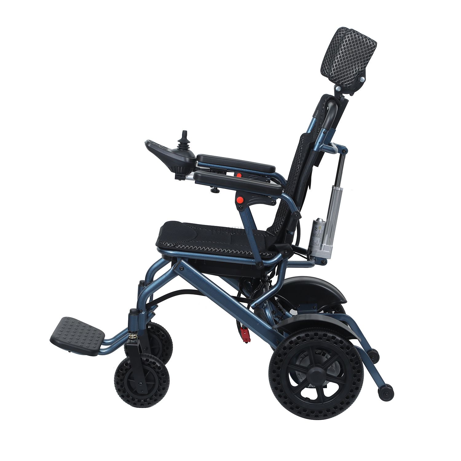 Foldable Anti-Tipper Outdoor Electric Reclining Wheelchair