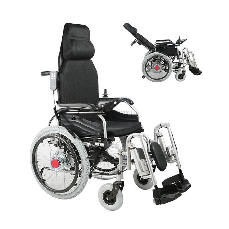 Topmedi Electric high back wheelchair TEW121LF1 01