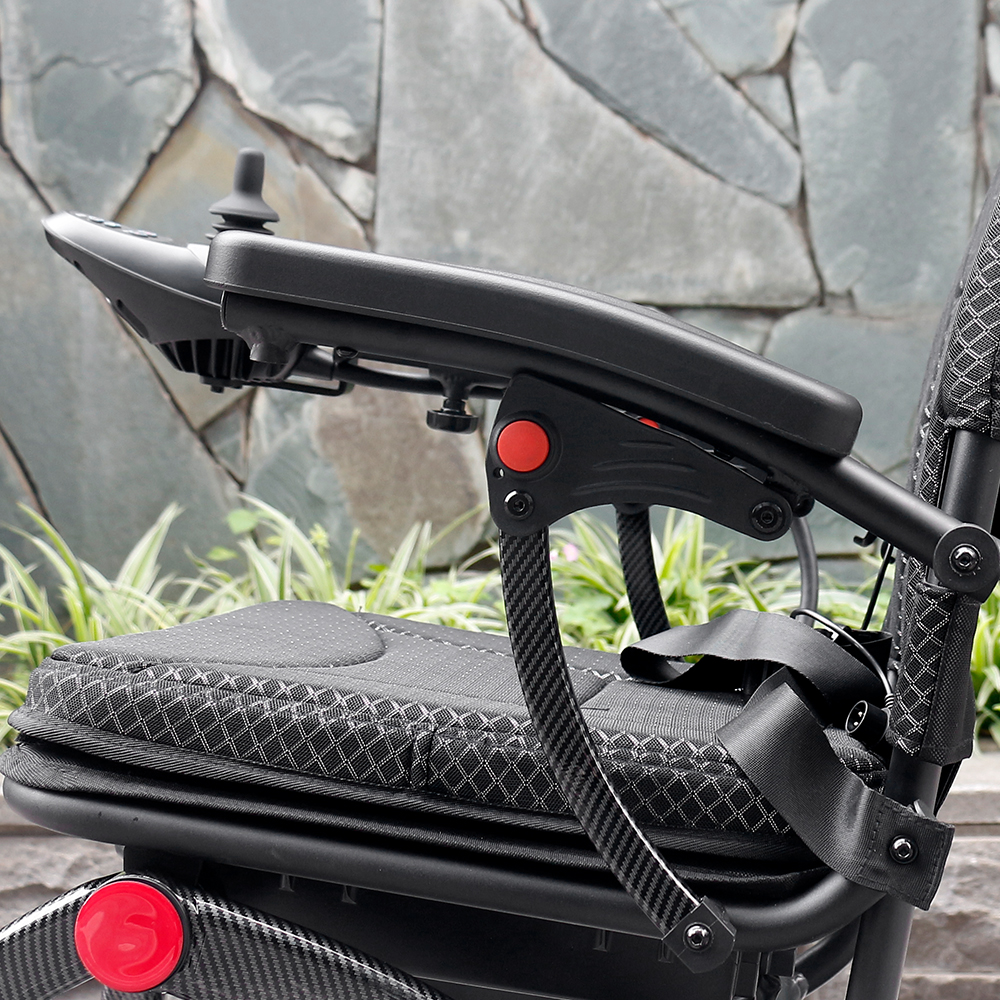 Outdoor Easy Install Lithium Battery Wheelchair 