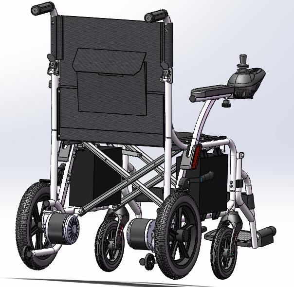 Folding Adjustable Outdoor Electric Wheelchair