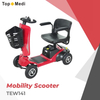 High-Powered Red Mobility Scooter For Elderly