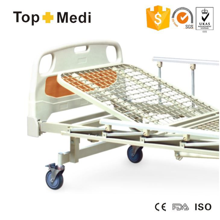 2 Crank Adjustable Manual Hospital Bed