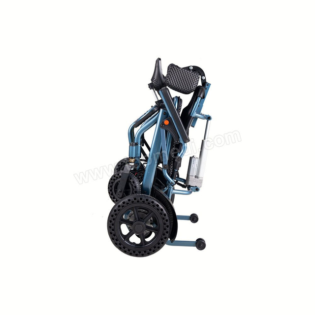 Foldable Anti-Tipper Outdoor Electric Reclining Wheelchair